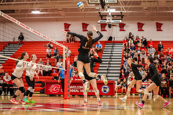 0230 Centennial vs Coon Rapids Girls Varsity Volleyball