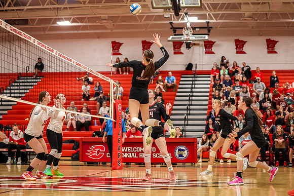 0231 Centennial vs Coon Rapids Girls Varsity Volleyball
