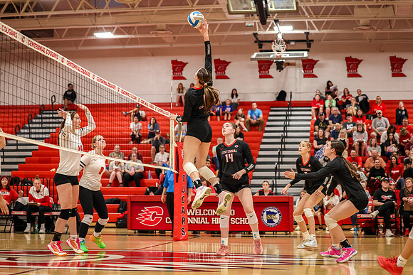 0233 Centennial vs Coon Rapids Girls Varsity Volleyball