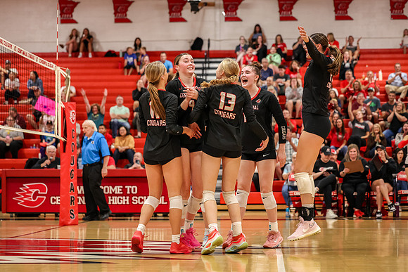 0387 Centennial vs Coon Rapids Girls Varsity Volleyball