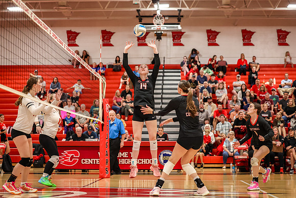 0611 Centennial vs Coon Rapids Girls Varsity Volleyball