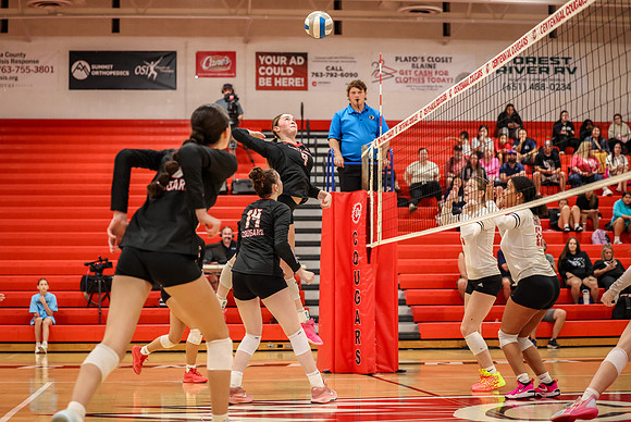 0796 Centennial vs Coon Rapids Girls Varsity Volleyball