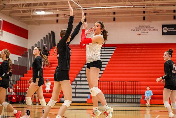 0830 Centennial vs Coon Rapids Girls Varsity Volleyball
