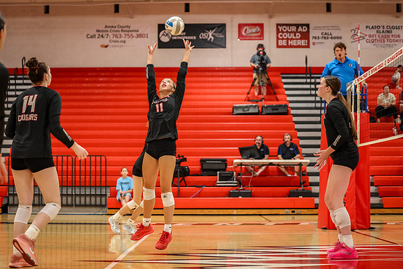0855 Centennial vs Coon Rapids Girls Varsity Volleyball