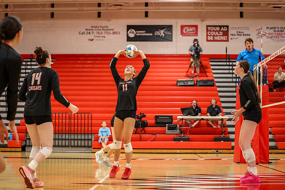 0854 Centennial vs Coon Rapids Girls Varsity Volleyball
