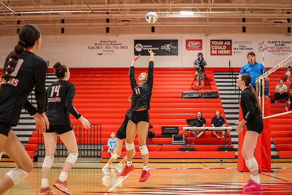 0856 Centennial vs Coon Rapids Girls Varsity Volleyball