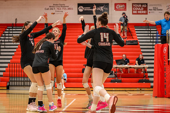 0945 Centennial vs Coon Rapids Girls Varsity Volleyball