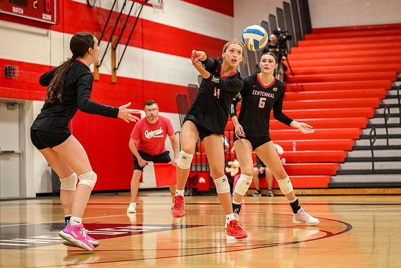 1014 Centennial vs Coon Rapids Girls Varsity Volleyball