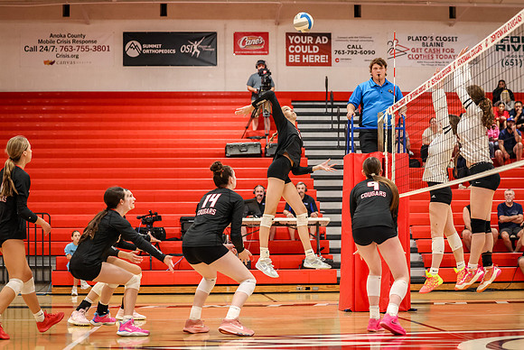 1026 Centennial vs Coon Rapids Girls Varsity Volleyball