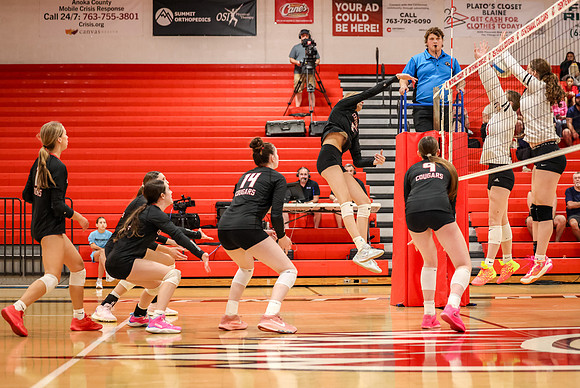 1028 Centennial vs Coon Rapids Girls Varsity Volleyball