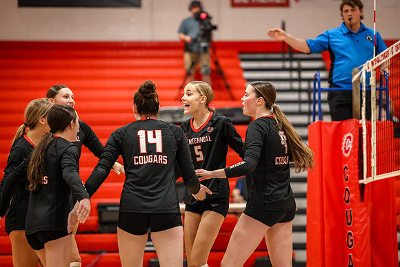 1038 Centennial vs Coon Rapids Girls Varsity Volleyball