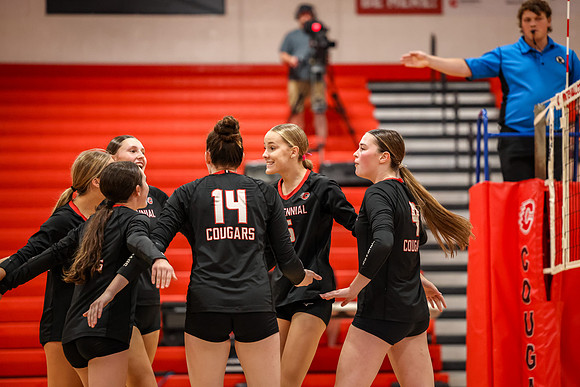 1040 Centennial vs Coon Rapids Girls Varsity Volleyball