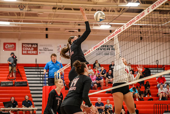 1058 Centennial vs Coon Rapids Girls Varsity Volleyball