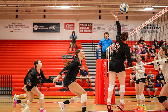 1169 Centennial vs Coon Rapids Girls Varsity Volleyball