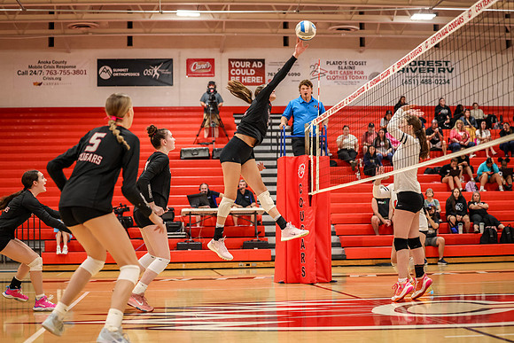 1193 Centennial vs Coon Rapids Girls Varsity Volleyball