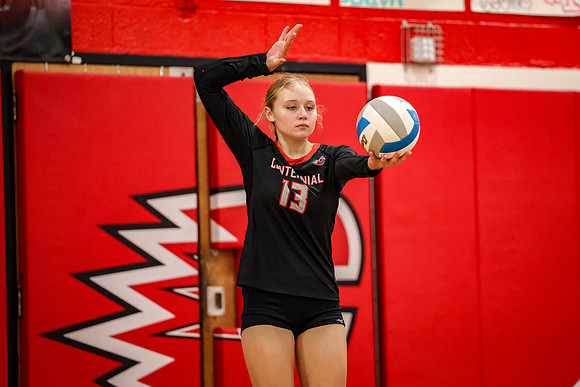 1228 Centennial vs Coon Rapids Girls Varsity Volleyball