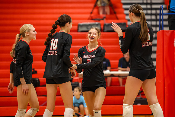 1396 Centennial vs Coon Rapids Girls Varsity Volleyball