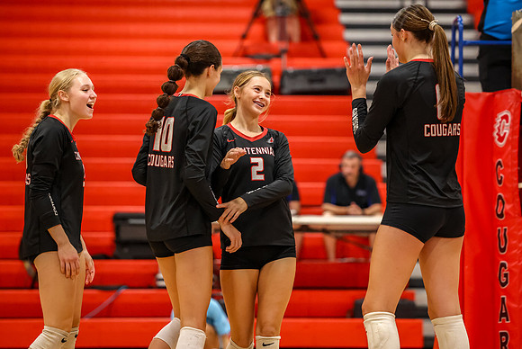 1399 Centennial vs Coon Rapids Girls Varsity Volleyball