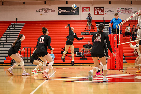 1457 Centennial vs Coon Rapids Girls Varsity Volleyball