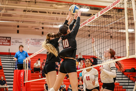 1490 Centennial vs Coon Rapids Girls Varsity Volleyball