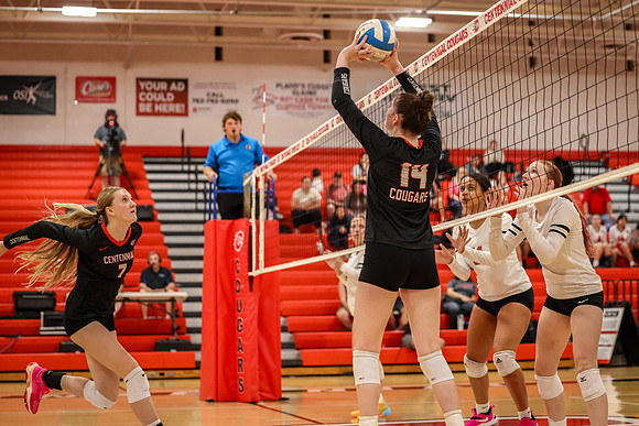 1505 Centennial vs Coon Rapids Girls Varsity Volleyball