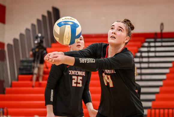 1557 Centennial vs Coon Rapids Girls Varsity Volleyball