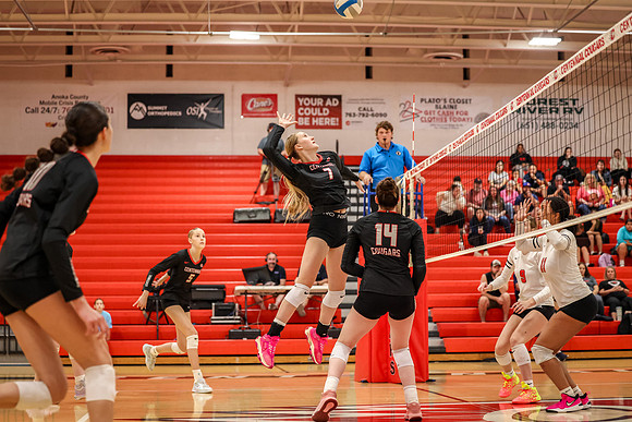 1585 Centennial vs Coon Rapids Girls Varsity Volleyball