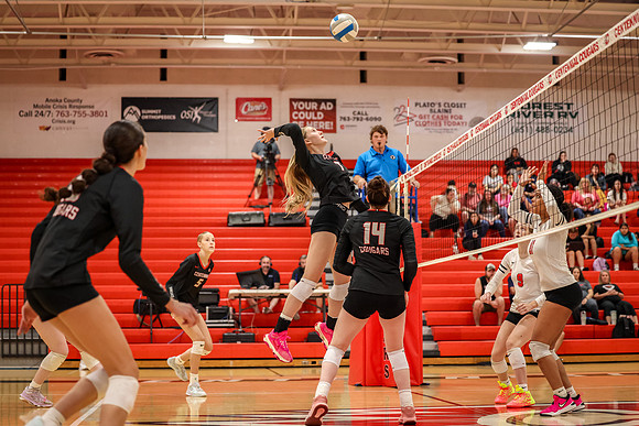 1586 Centennial vs Coon Rapids Girls Varsity Volleyball
