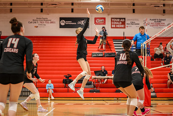 1610 Centennial vs Coon Rapids Girls Varsity Volleyball