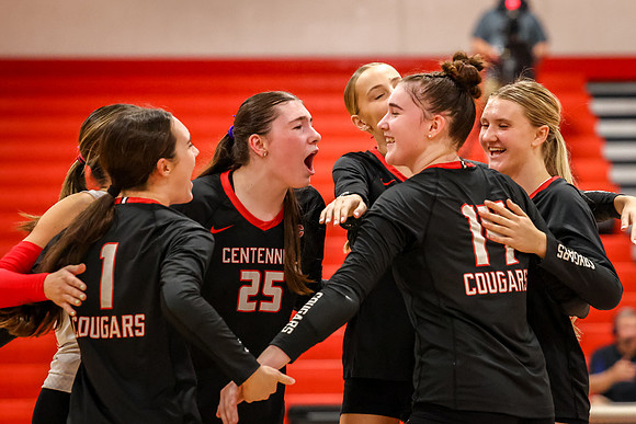 1660 Centennial vs Coon Rapids Girls Varsity Volleyball