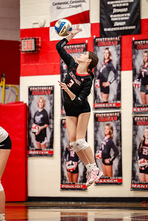 1669 Centennial vs Coon Rapids Girls Varsity Volleyball
