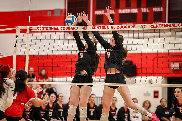 1690 Centennial vs Coon Rapids Girls Varsity Volleyball