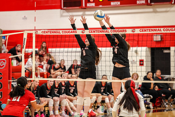 1702 Centennial vs Coon Rapids Girls Varsity Volleyball