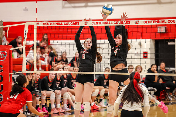 1704 Centennial vs Coon Rapids Girls Varsity Volleyball