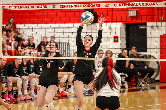 1707 Centennial vs Coon Rapids Girls Varsity Volleyball