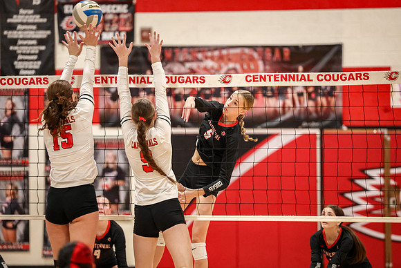 1760 Centennial vs Coon Rapids Girls Varsity Volleyball
