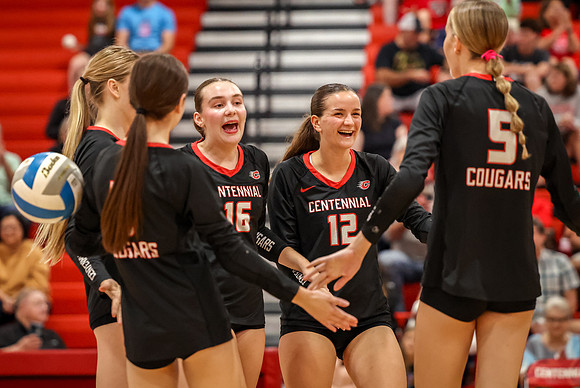 1865 Centennial vs Coon Rapids Girls Varsity Volleyball