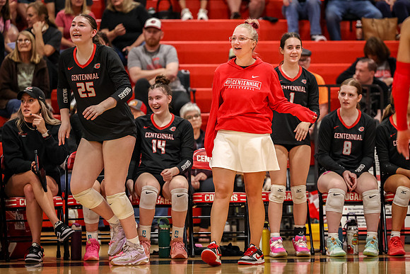 2064 Centennial vs Coon Rapids Girls Varsity Volleyball