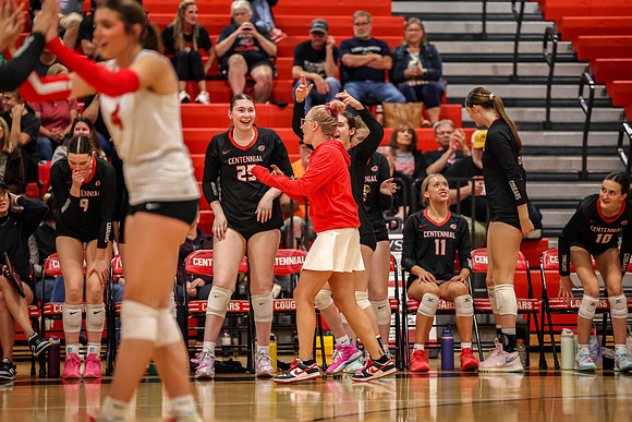 2061 Centennial vs Coon Rapids Girls Varsity Volleyball
