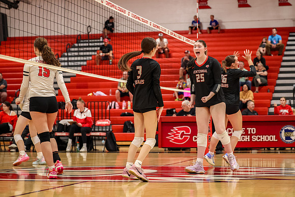 2112 Centennial vs Coon Rapids Girls Varsity Volleyball