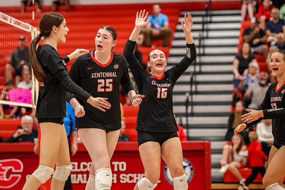 2116 Centennial vs Coon Rapids Girls Varsity Volleyball