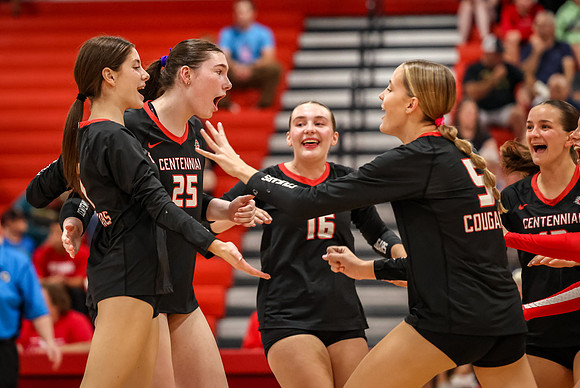 2117 Centennial vs Coon Rapids Girls Varsity Volleyball