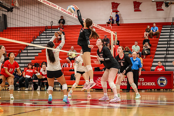 2143 Centennial vs Coon Rapids Girls Varsity Volleyball