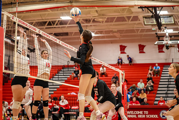 2177 Centennial vs Coon Rapids Girls Varsity Volleyball