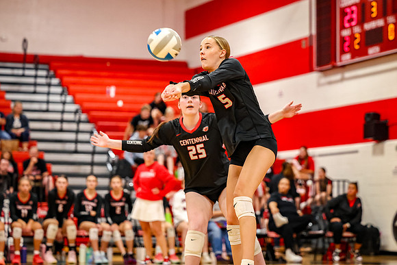2242 Centennial vs Coon Rapids Girls Varsity Volleyball