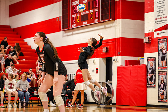 2289 Centennial vs Coon Rapids Girls Varsity Volleyball