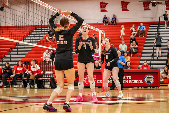 2312 Centennial vs Coon Rapids Girls Varsity Volleyball