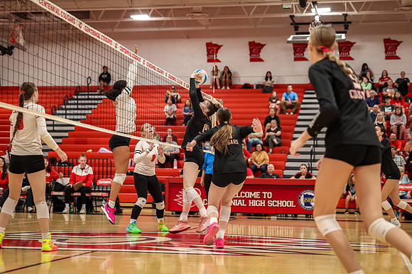 0124 Centennial vs Coon Rapids Girls Varsity Volleyball