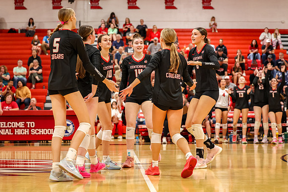 0147 Centennial vs Coon Rapids Girls Varsity Volleyball