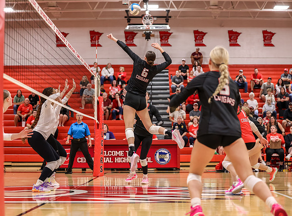 Centennial vs Coon Rapids Girls Varsity Volleyball 32